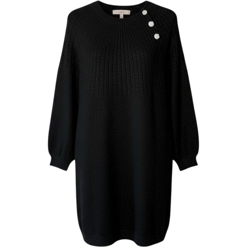 LOFT Shimmer Ribbed Sweater Dress Women's M NWT